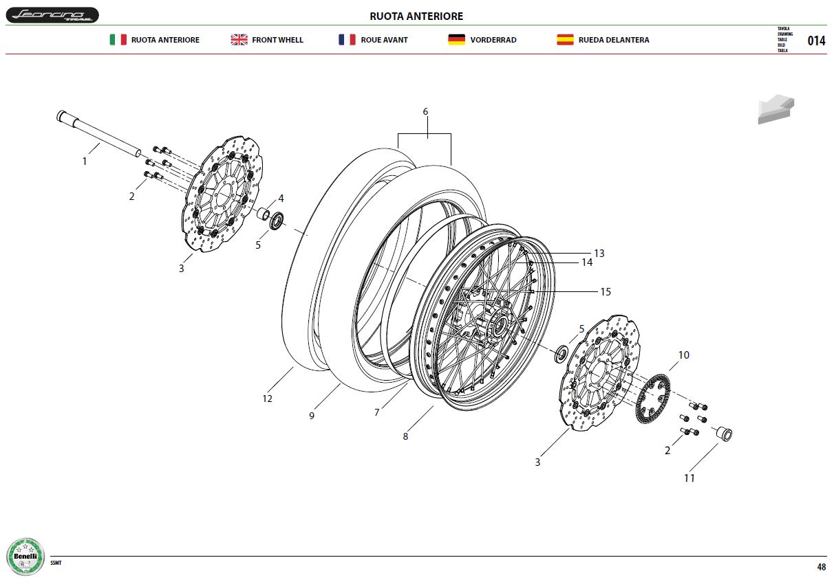 Front Wheel Assy