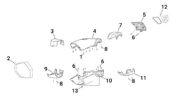 F03 - Fairing Cover 3 (X300 GP)