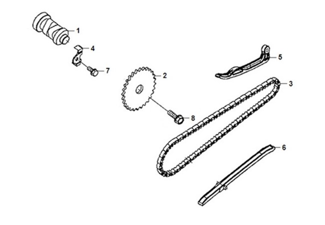 CAM SHAFT CAM CHAIN