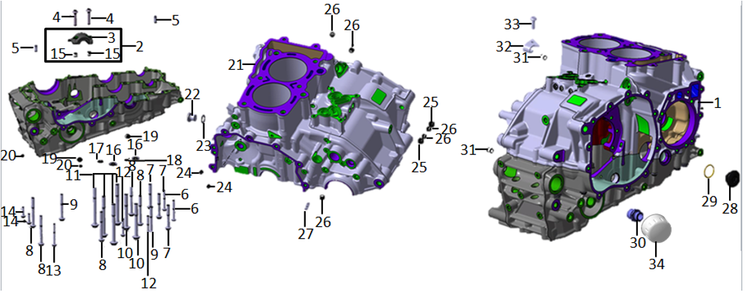 E05 - Crankcase Assembly