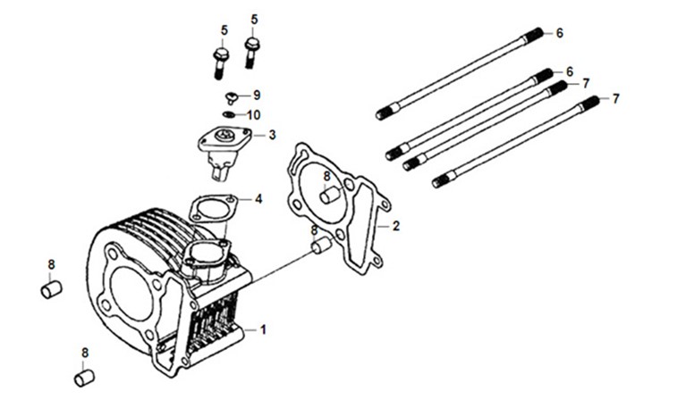 CYLINDER TENSIONER LIFTER ASSY.