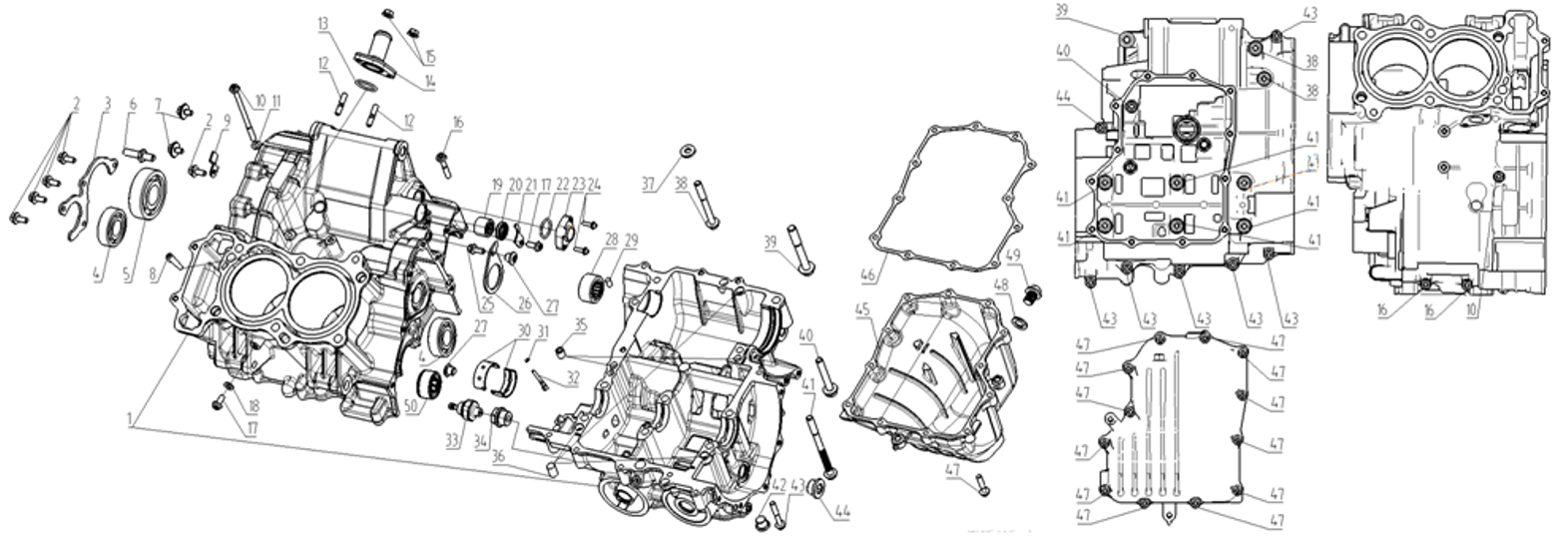 E05 - Crankcase Assembly