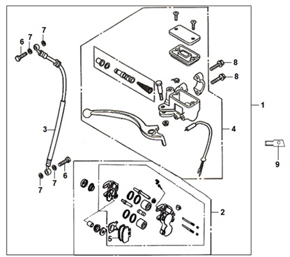 Front Brake Master Cylinder