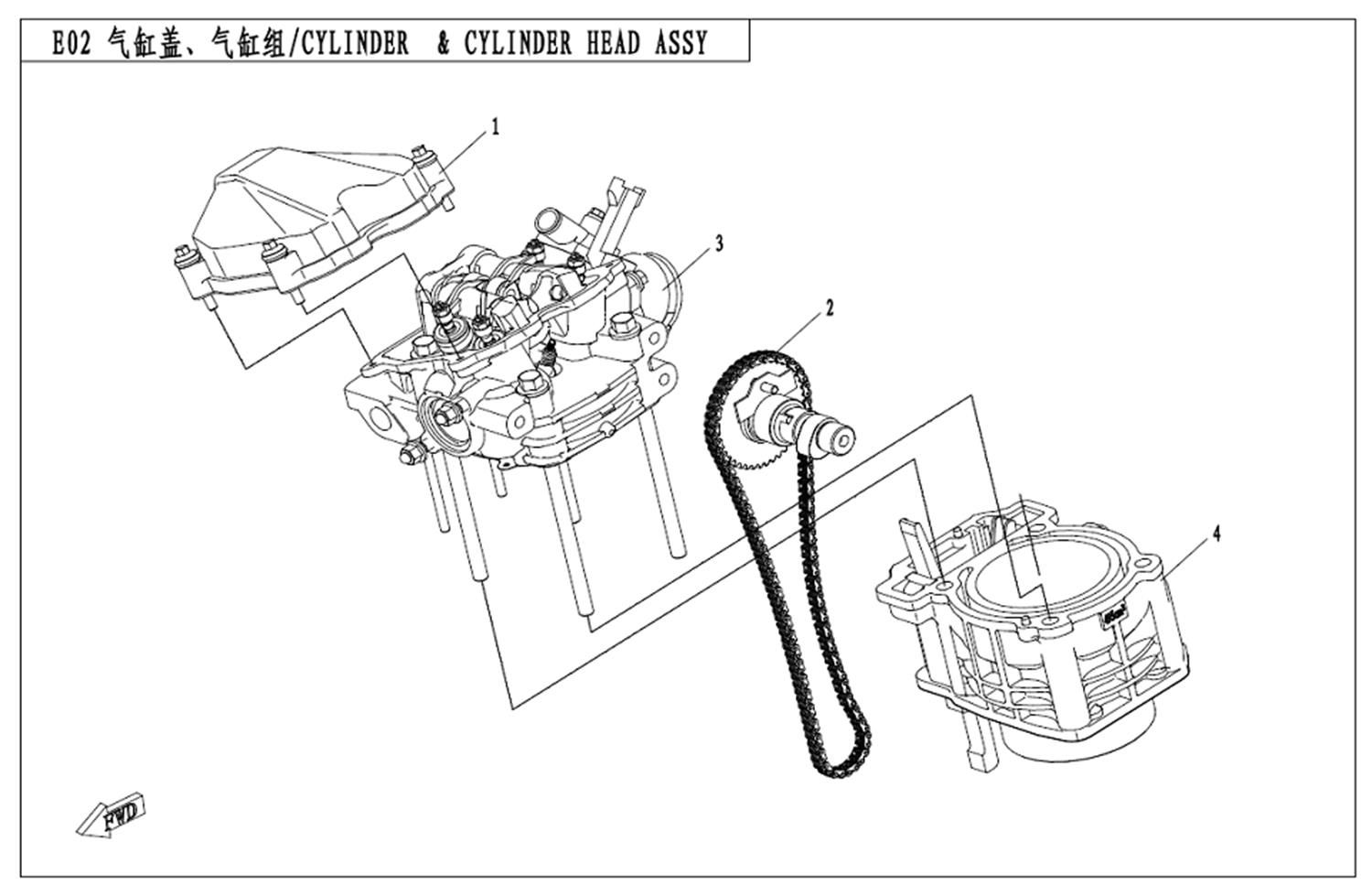 CYLINDER/CYLINDER HEAD ASSY
