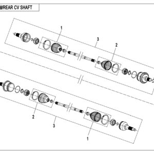 REAR CV SHAFT