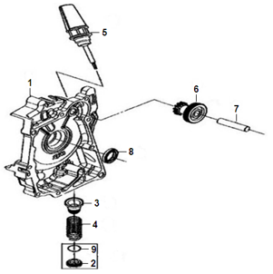 E06 - Right Crankcase Cover