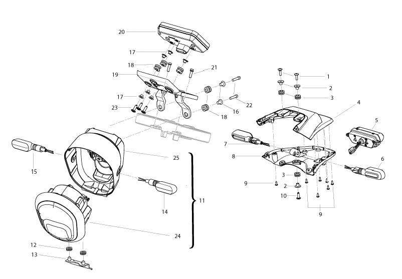 Headlight And Instrumentation