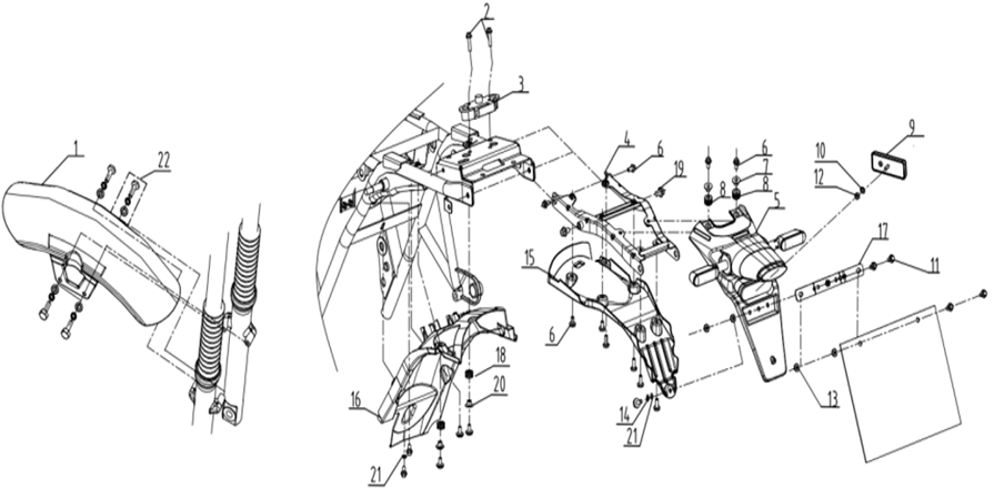 F13 - Front & Rear Fender