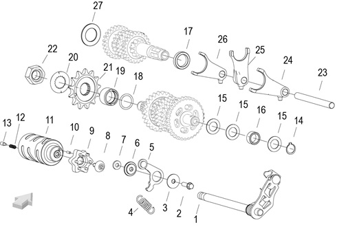 Gear Selector Assy