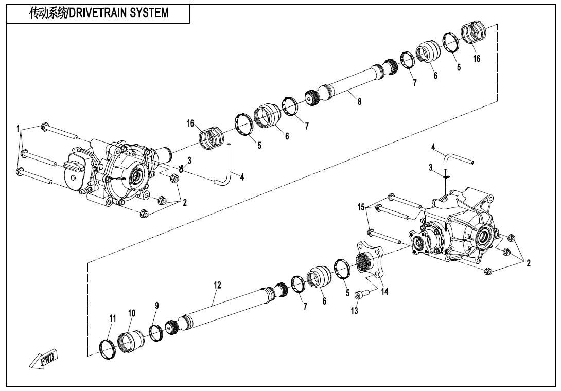 DRIVETRAIN SYSTEM
