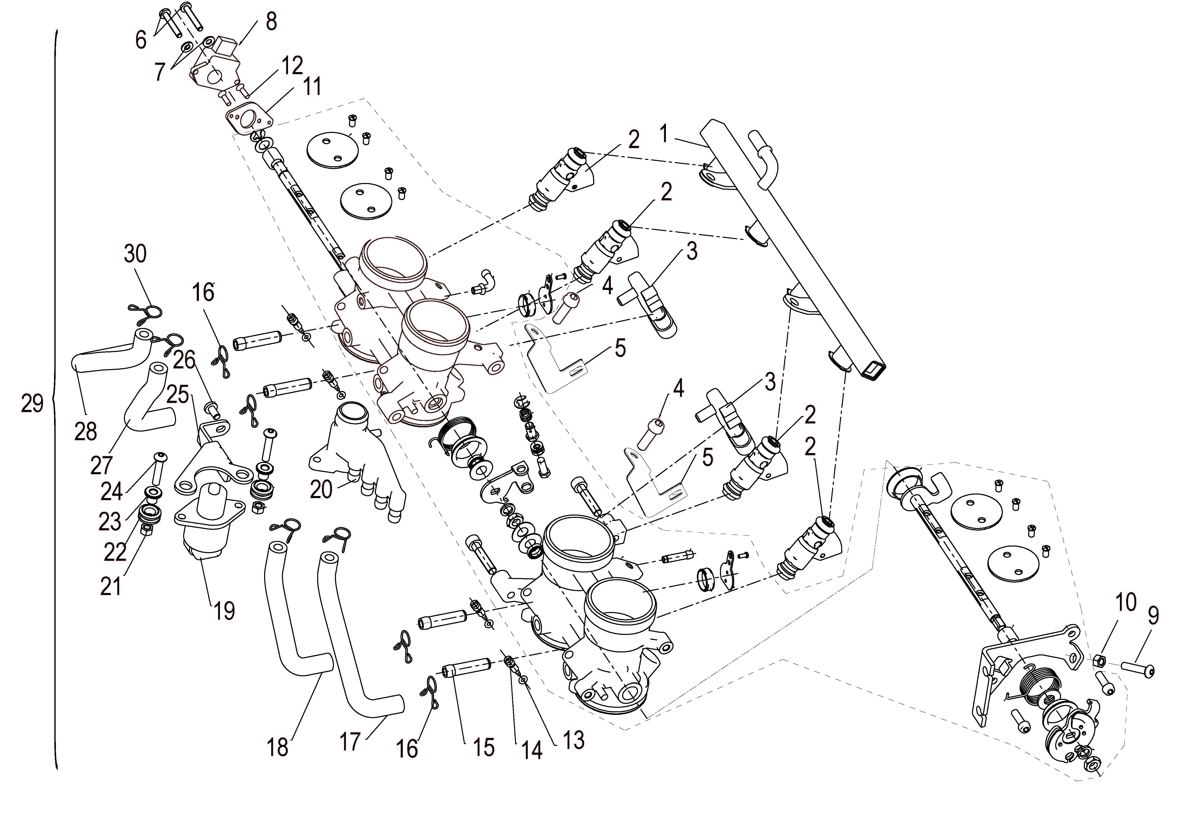 THROTTLE ASSY(节流阀体分总成)