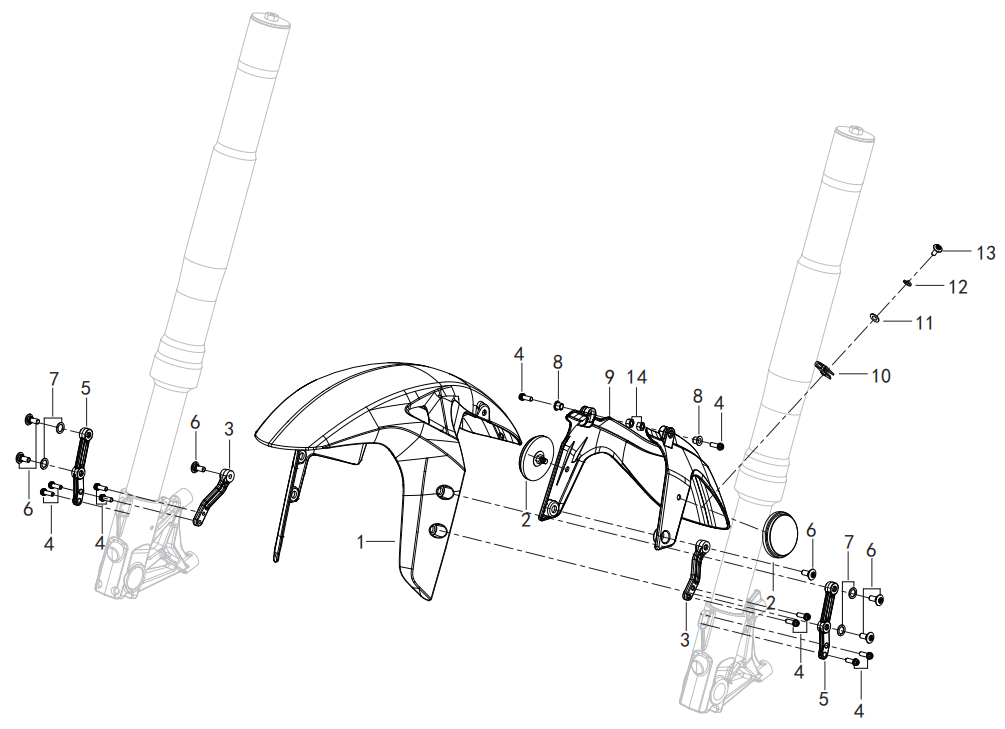 前泥板 FRONT FENDER ASSY.