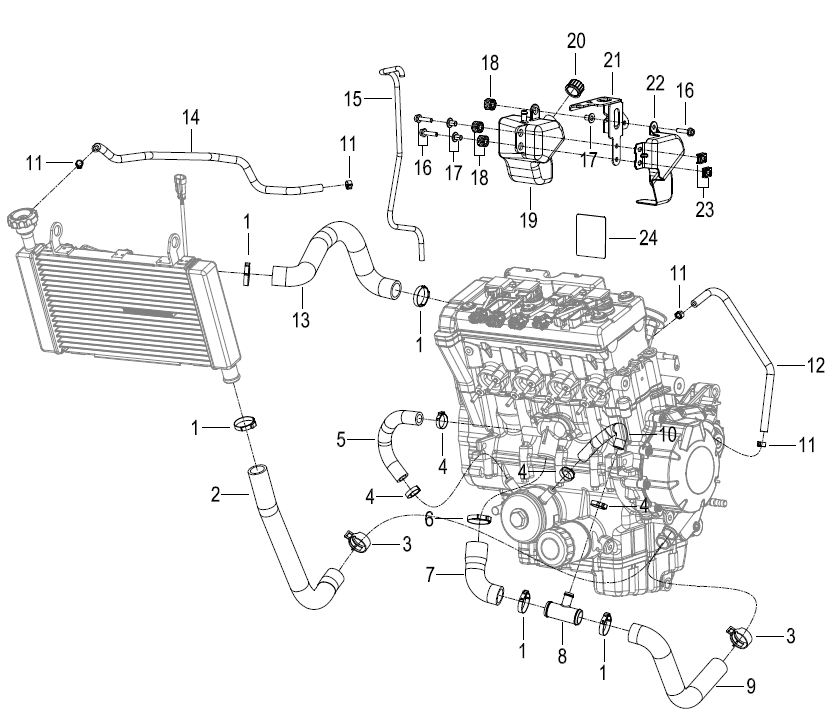 冷却系统II COOLING SYSTEM ASSY.