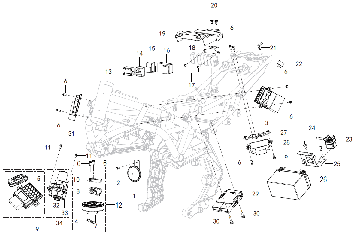 电器I ELECTRICAL EQUIPMENT ASSY.