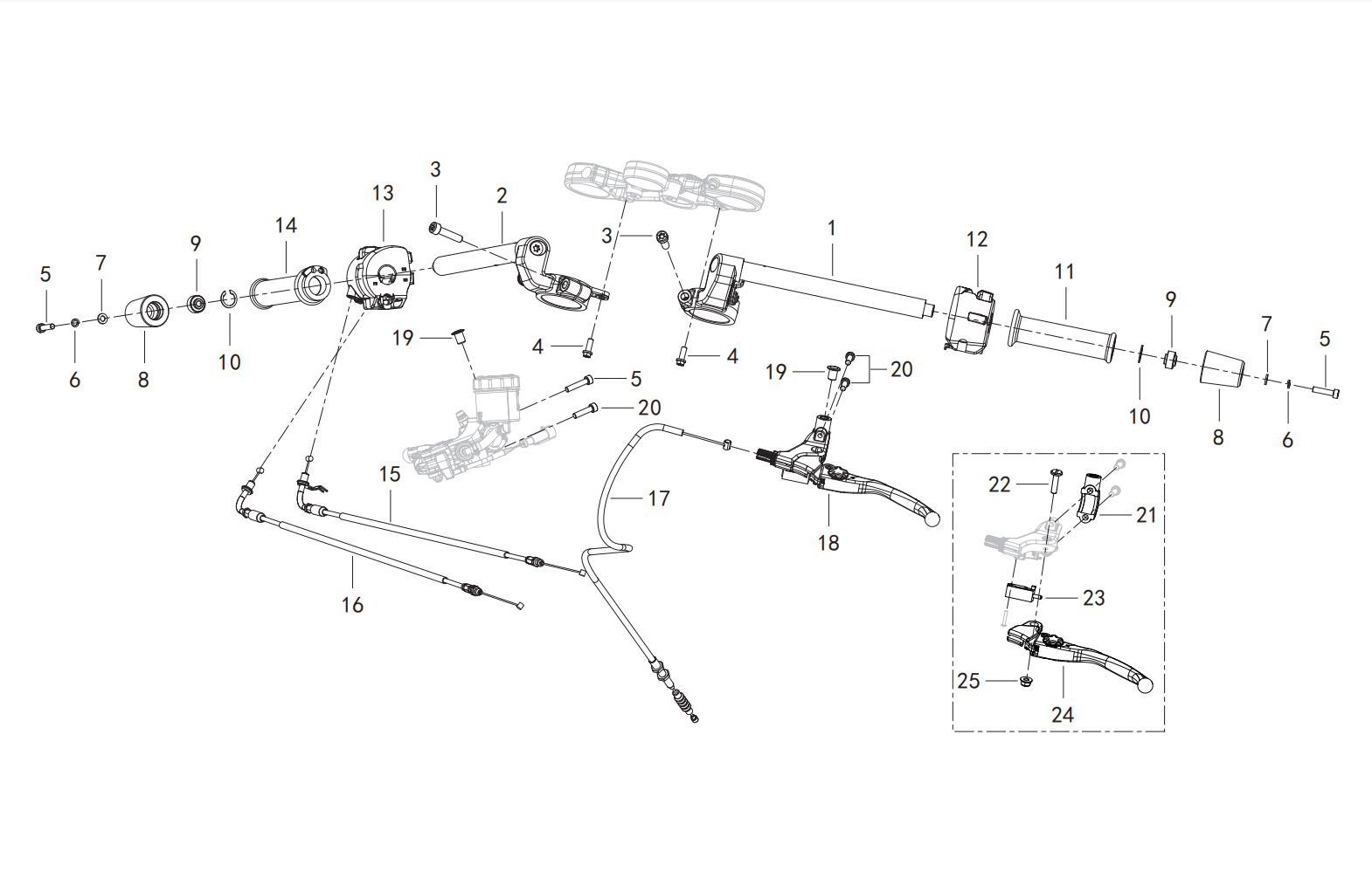 操纵总成 CONTROL ASSY.