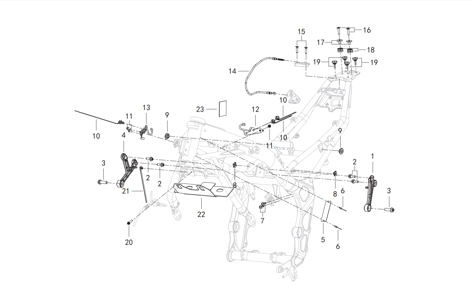 车架总成Ⅱ FRONT FRAME ASSY.