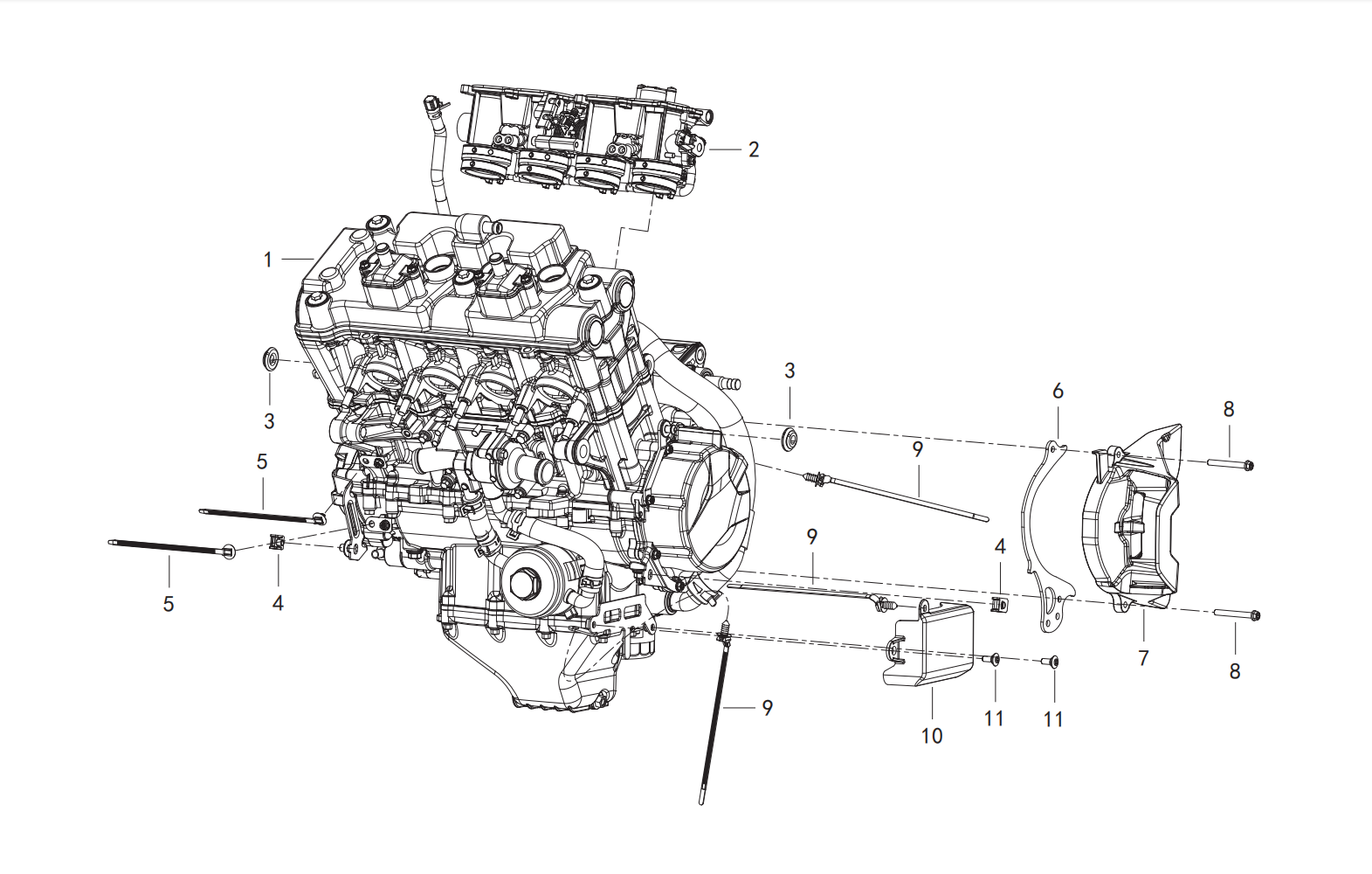 发动机附件 ENGINE ATTACHMENT ASSY.