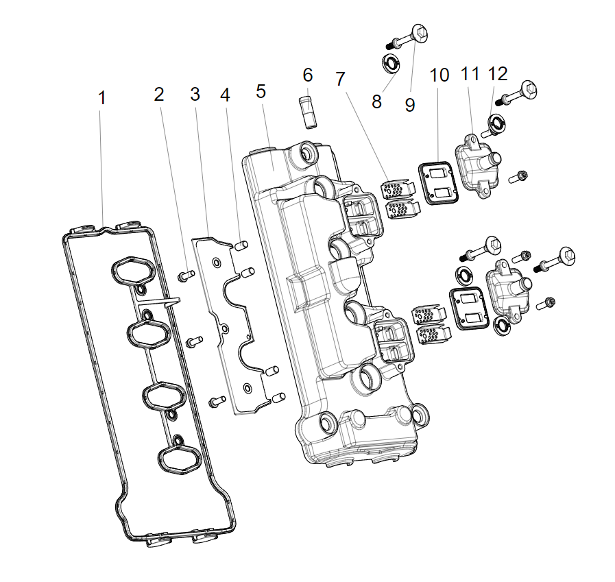CYLINDER HEAD(气缸盖罩分总成)