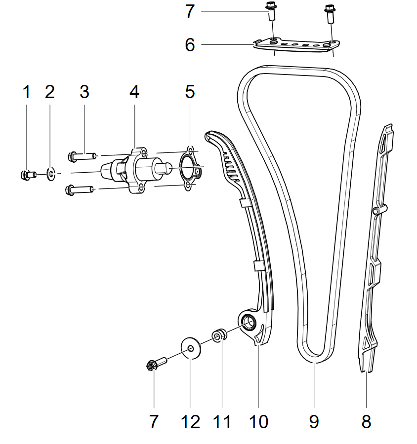 STRAINER UNIT ASSY(正时传动机构分总成)