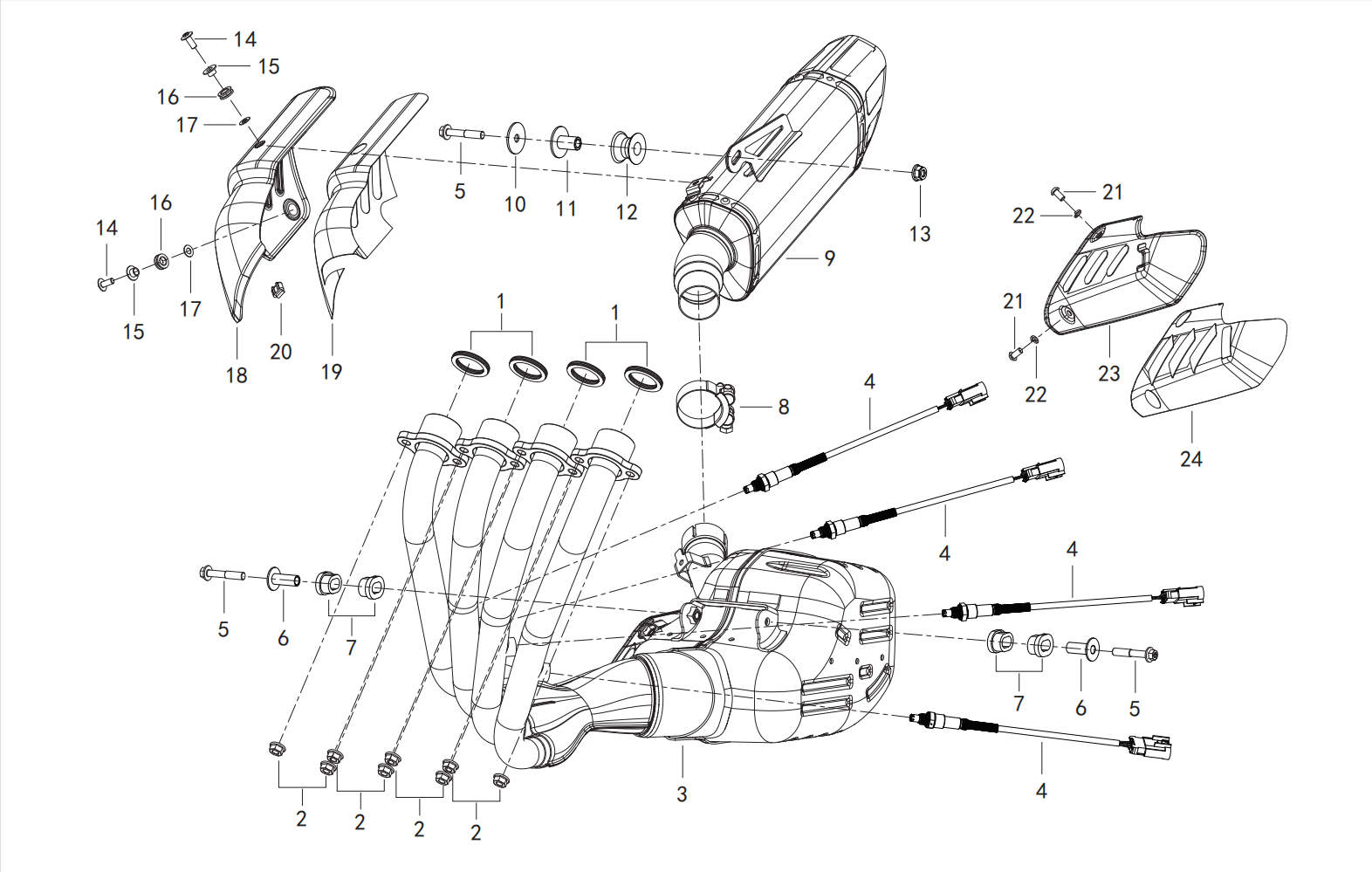 消声器总成 MUFFLER ASSY.