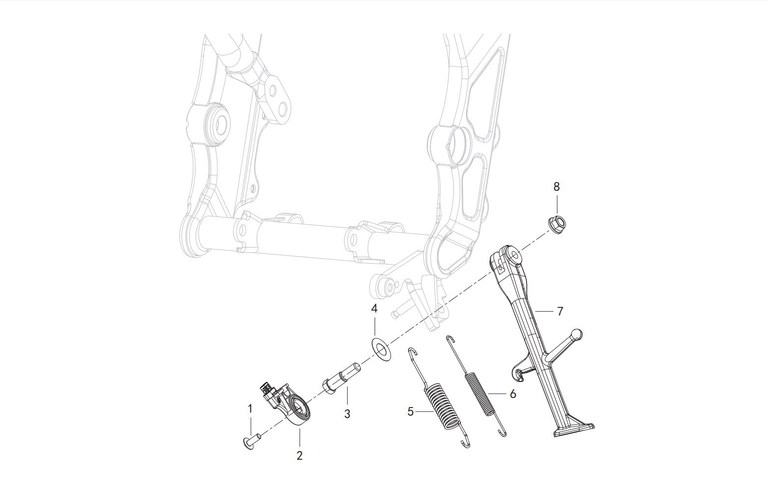 单撑总成 SIDE STAND ASSY.