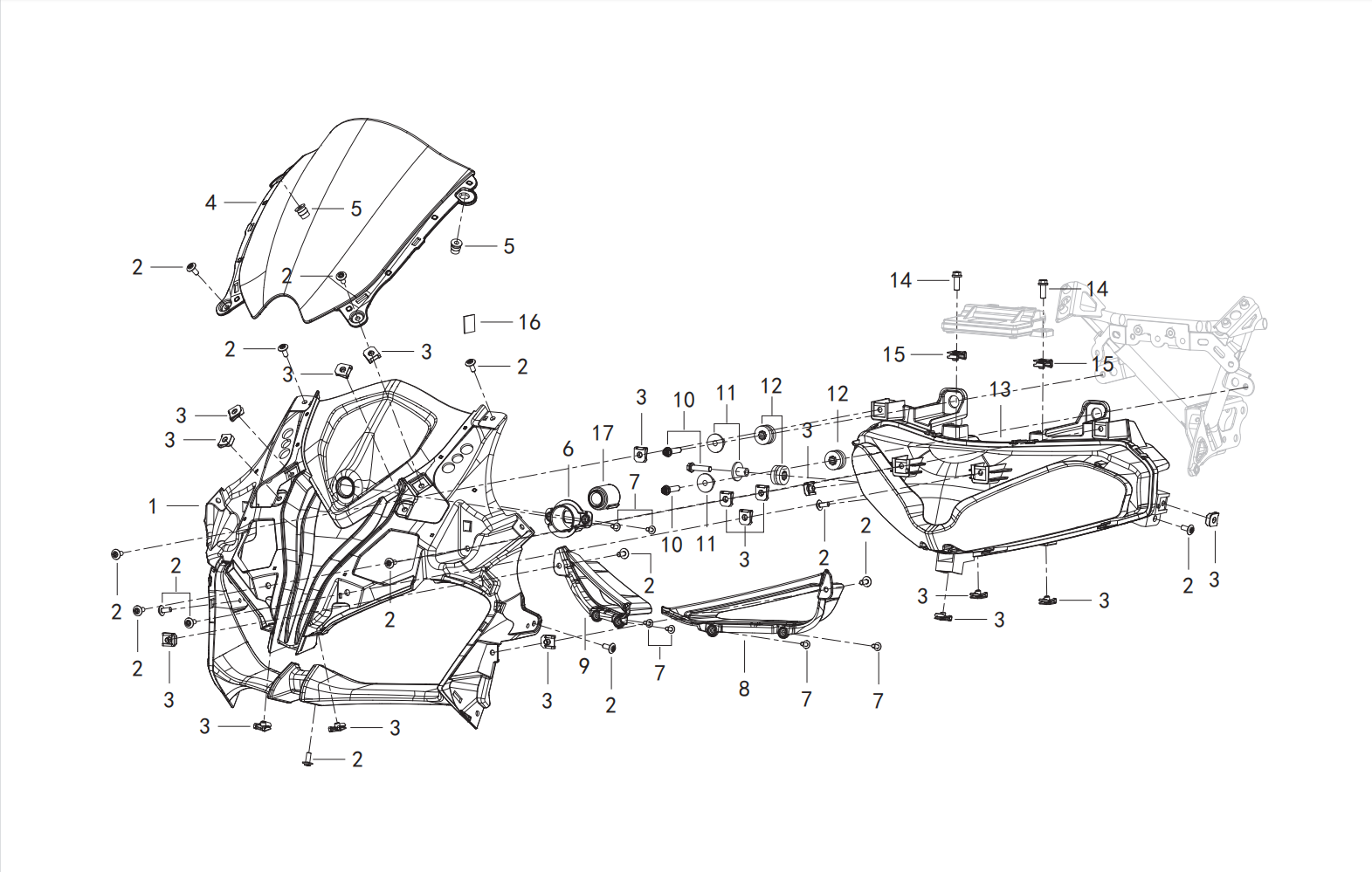 导流罩 BRACKET ASSY.