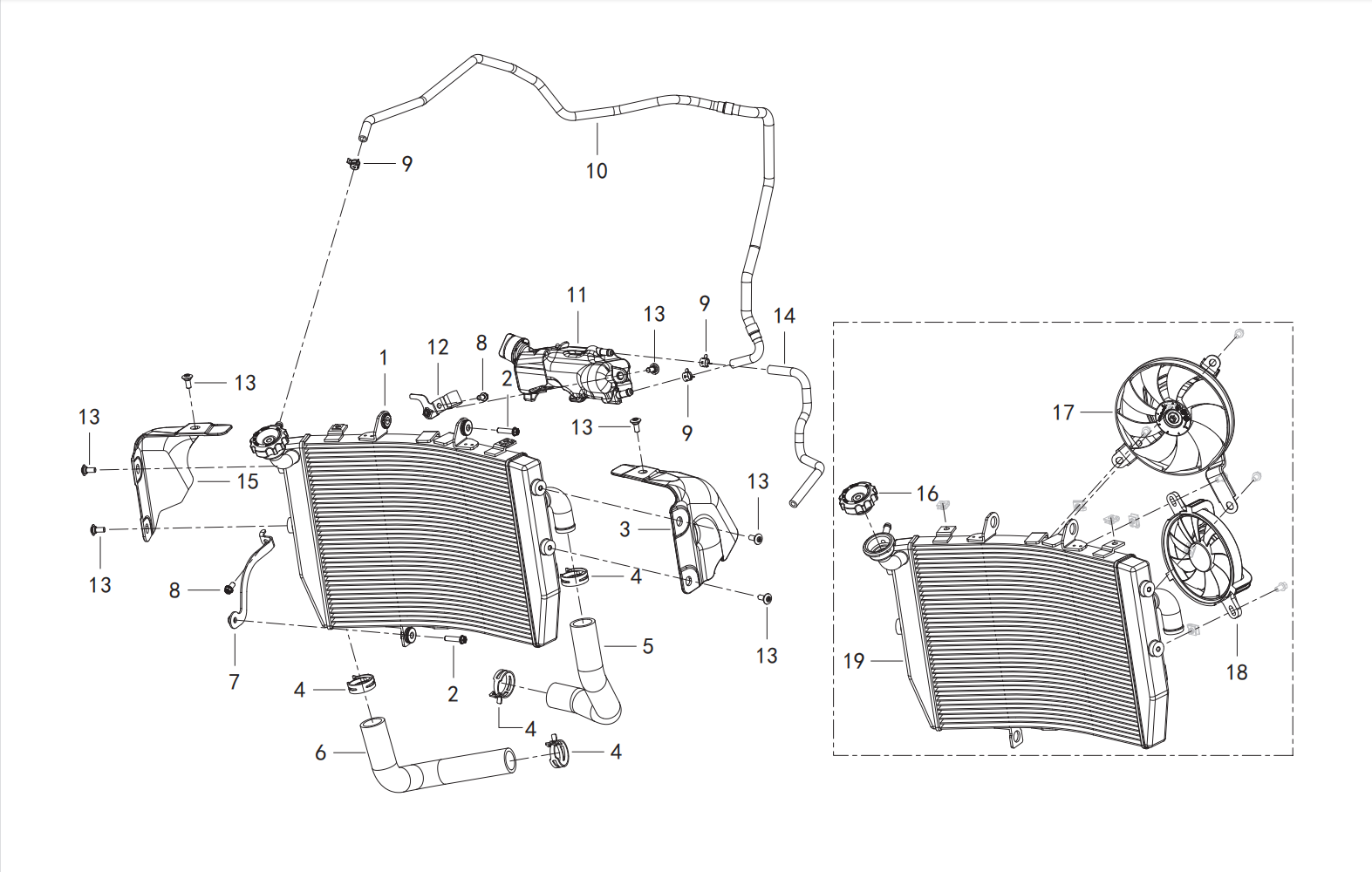 冷却系统 COOLING SYSTEM ASSY.