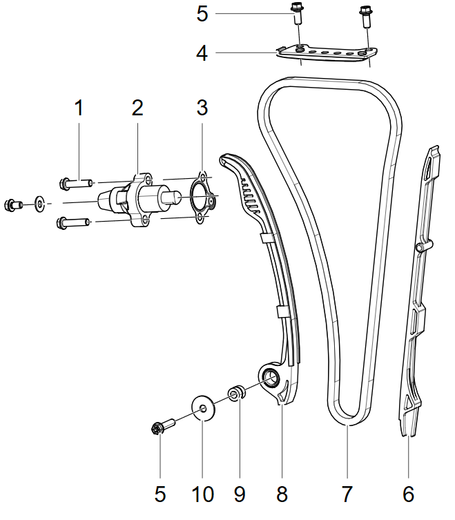 STRAINER UNIT ASSY(正时传动机构分总成)