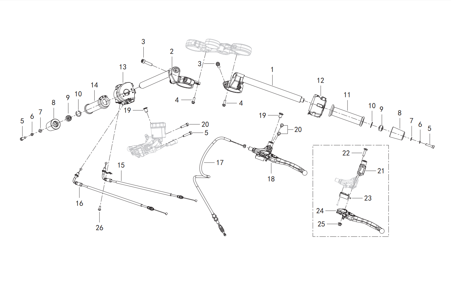 操纵总成 CONTROL ASSY.