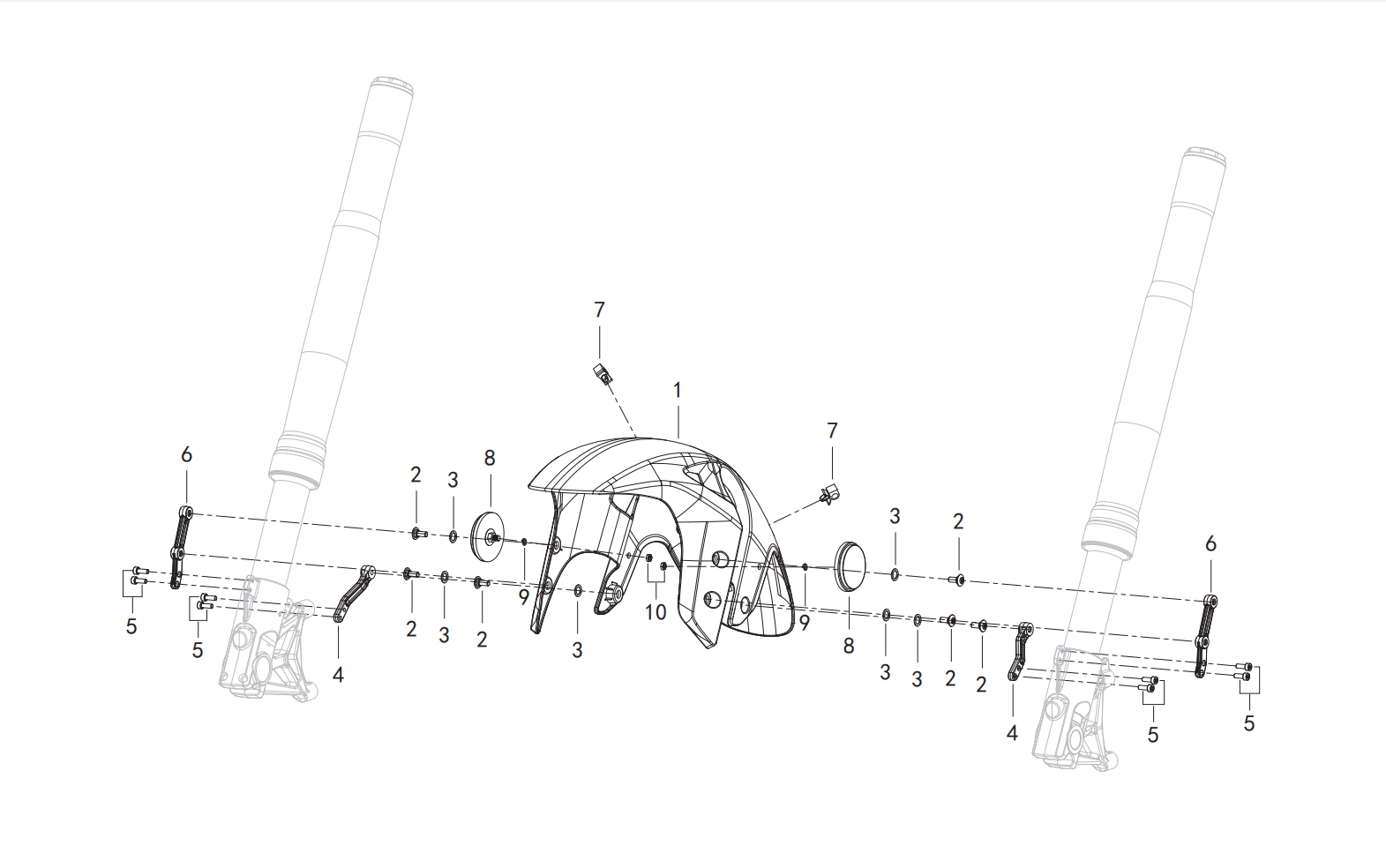 前泥板 FRONT FENDER ASSY.