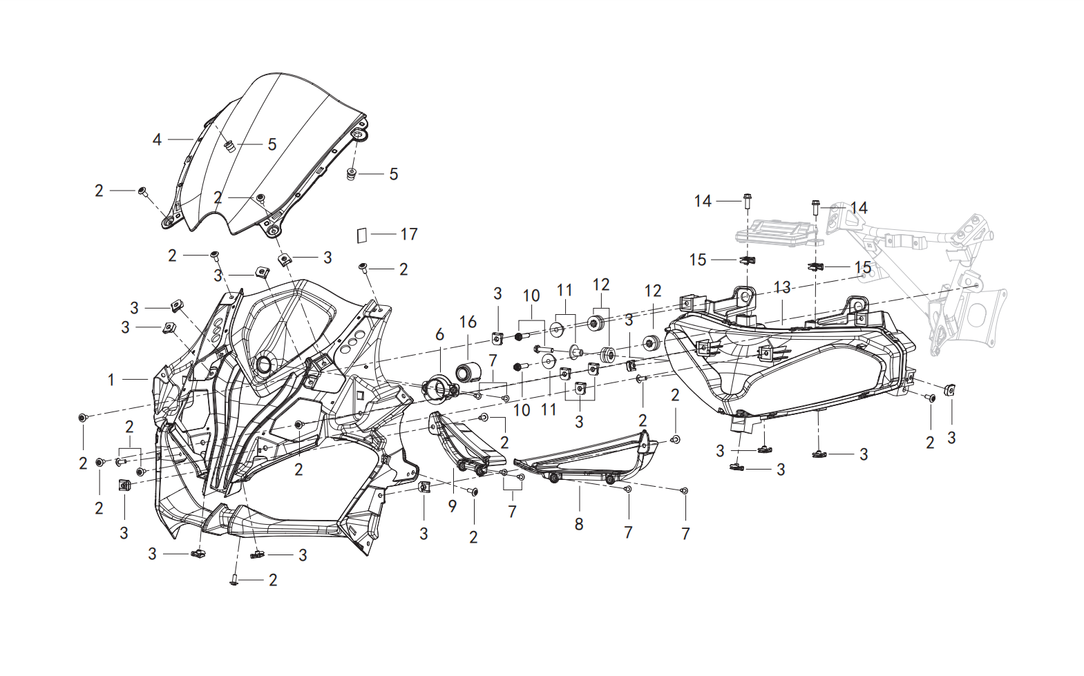 导流罩 BRACKET ASSY.