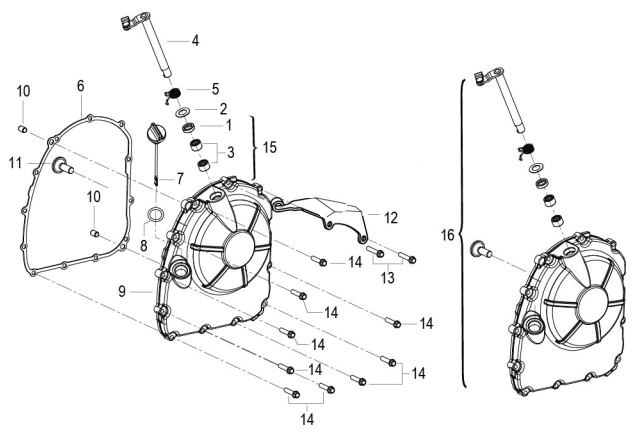 CLUTCH COVER ASSY (离合器盖分总成)