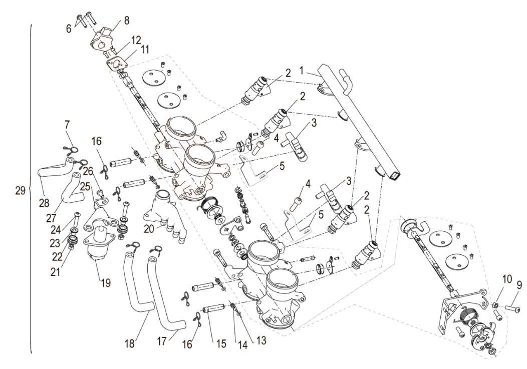 THROTTLE ASSY(节流阀体分总成)