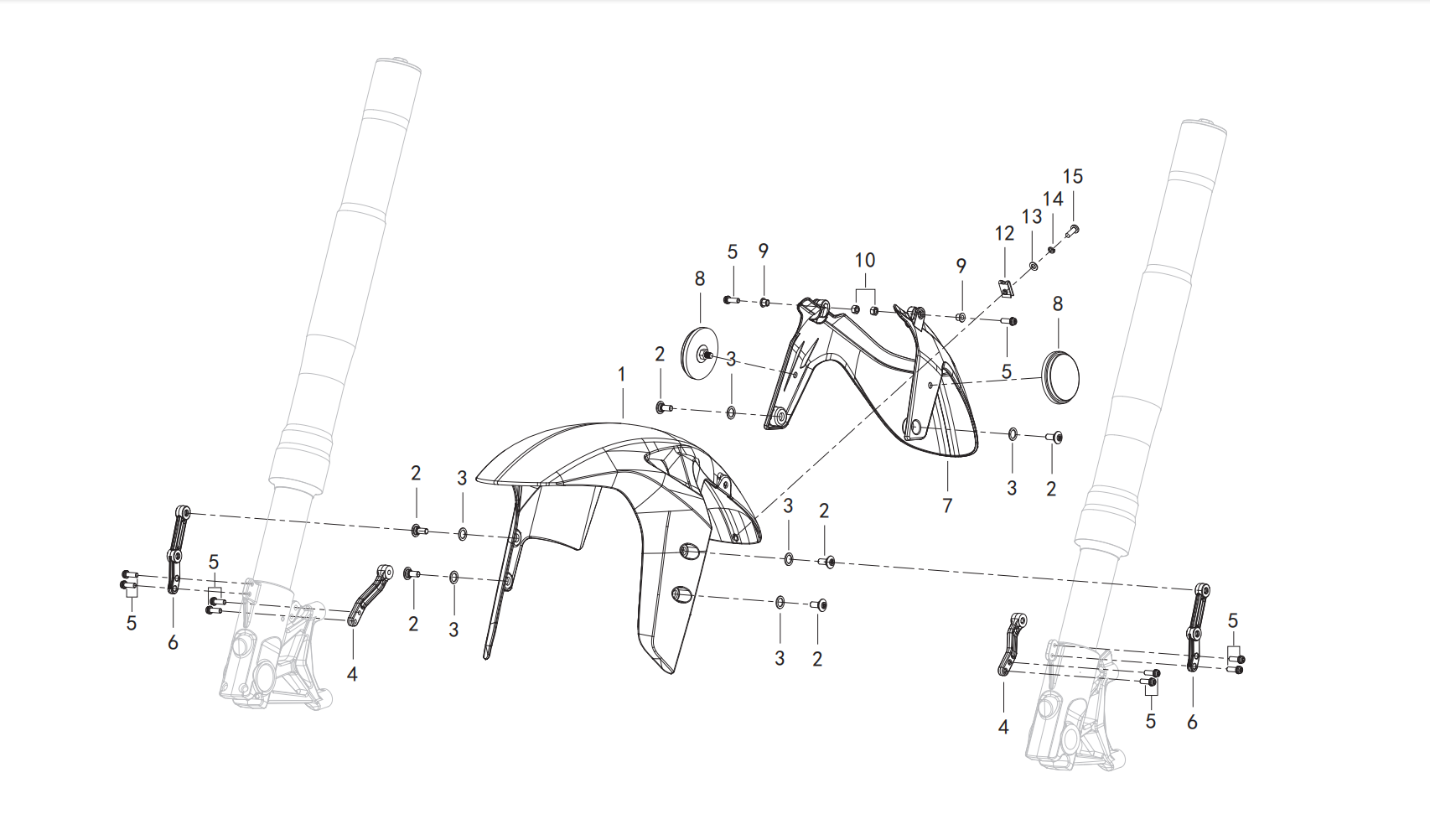 前泥板 FRONT FENDER ASSY.