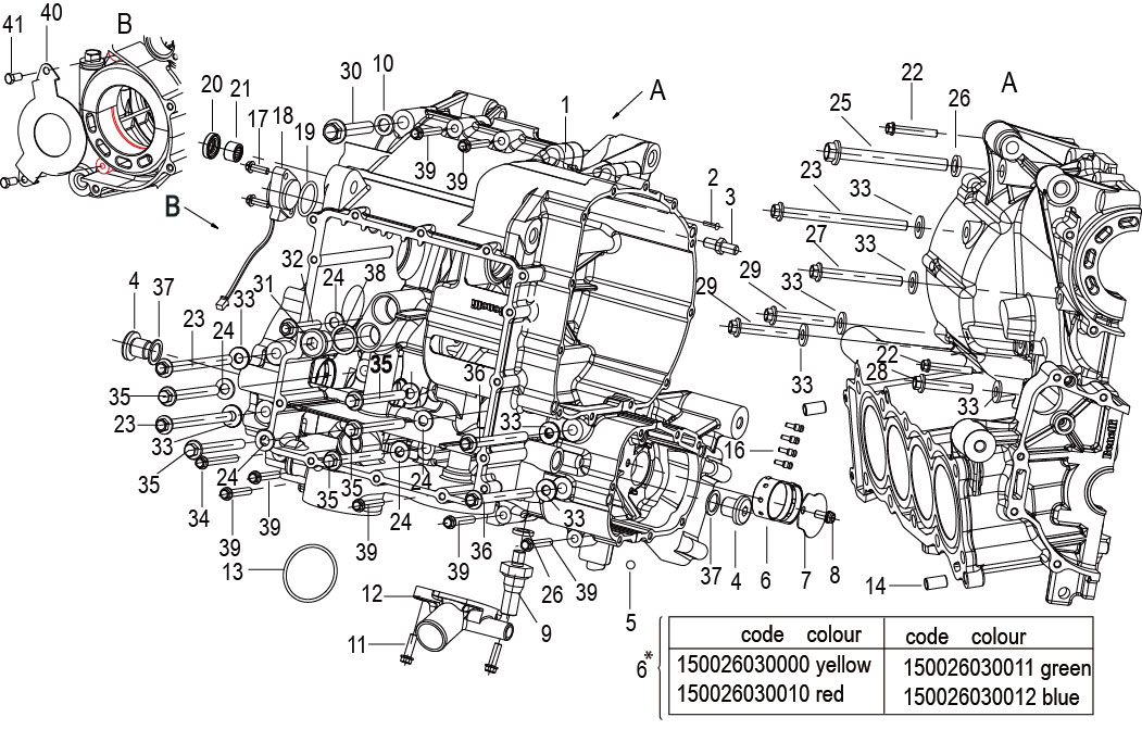 CRANKCASE SUB-ASSY(曲轴箱分总成)