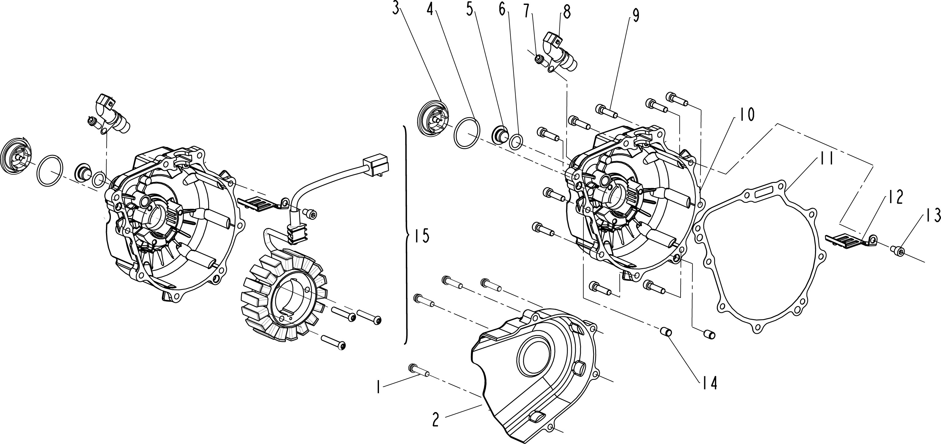 LEFT COVER ASSY (左盖分总成)