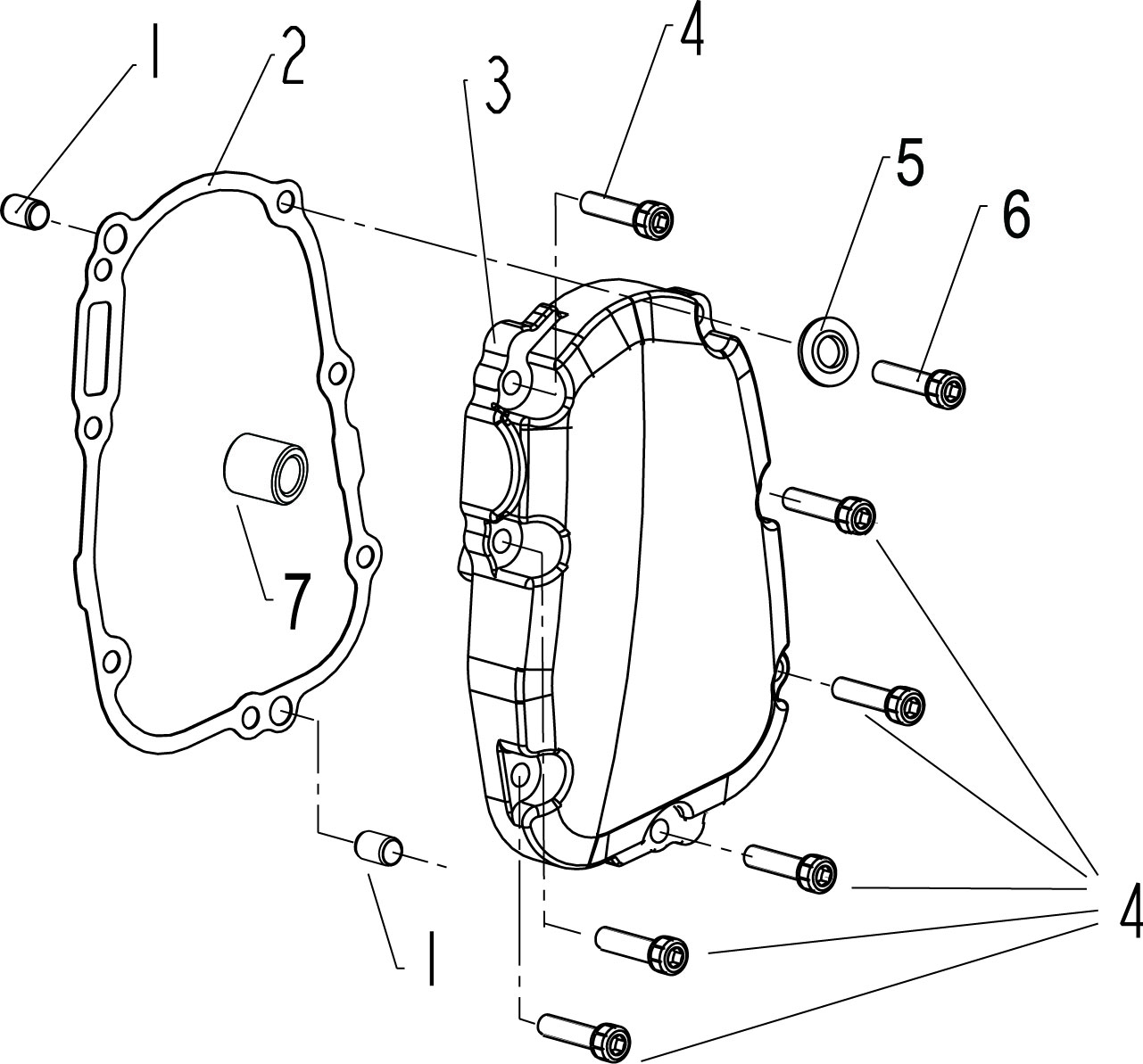 RIGHT COVER ASSY (右盖分总成)