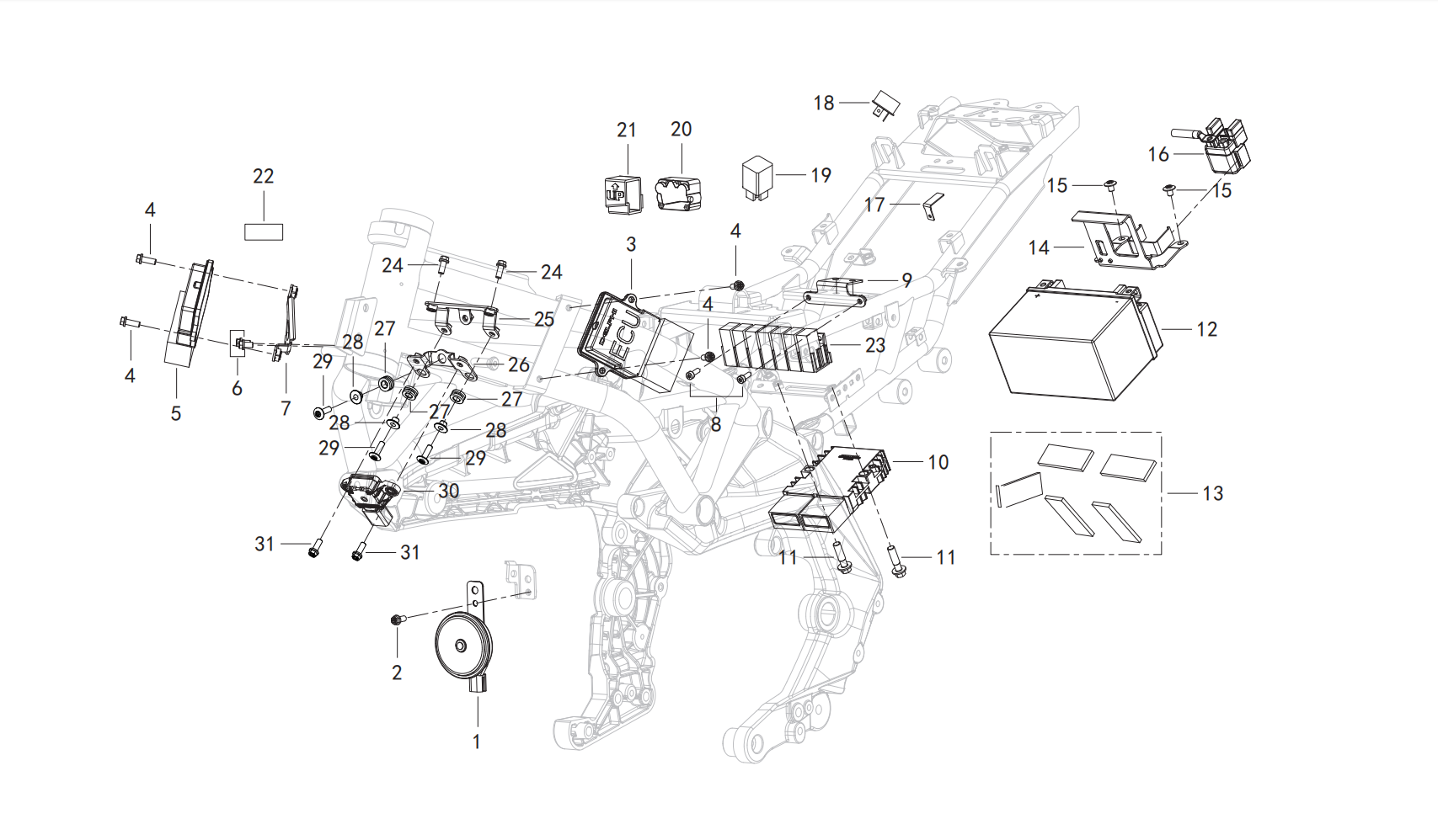 电器I ELECTRICAL EQUIPMENT ASSY.