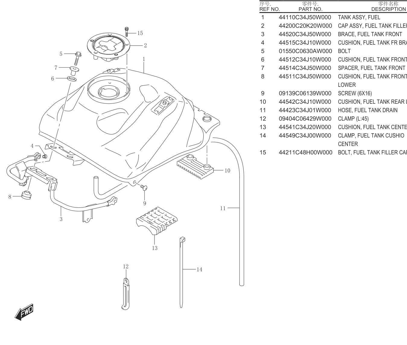 FUEL TANK..................... 45