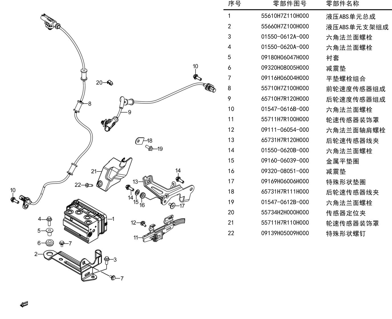 液压控制组