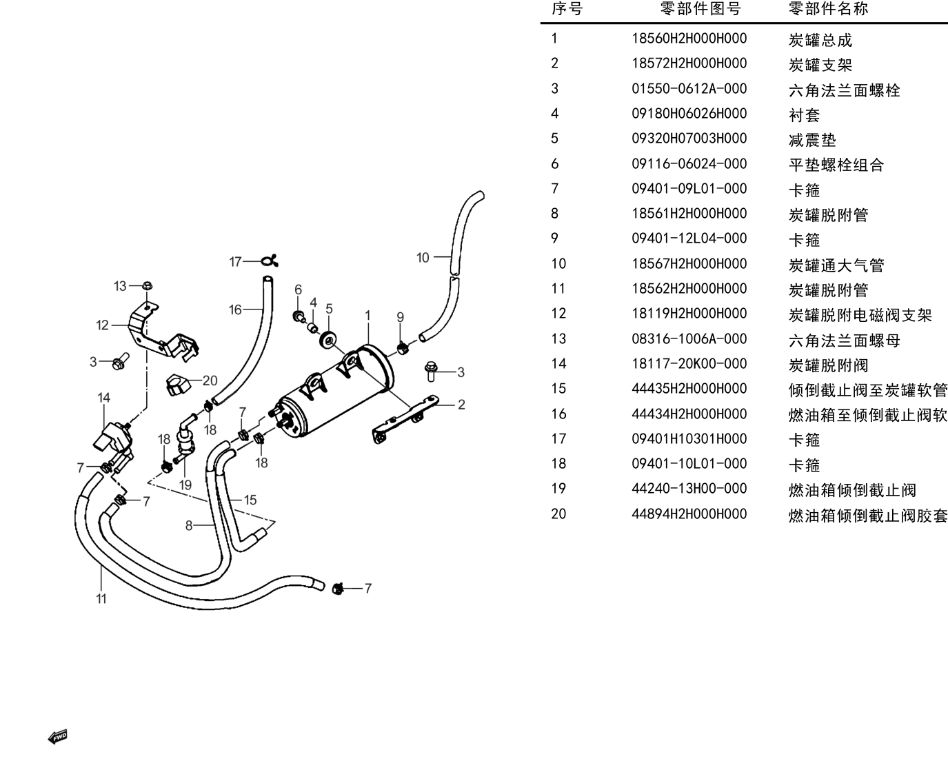 燃油汽化组